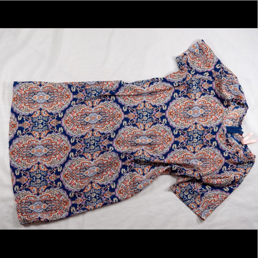 Paisley Shirt dress
